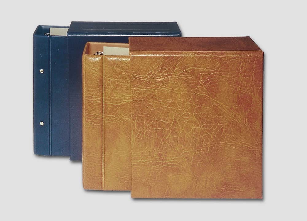 Compact Portrait FDC & Postcard Large Capacity Padded Album - Blue