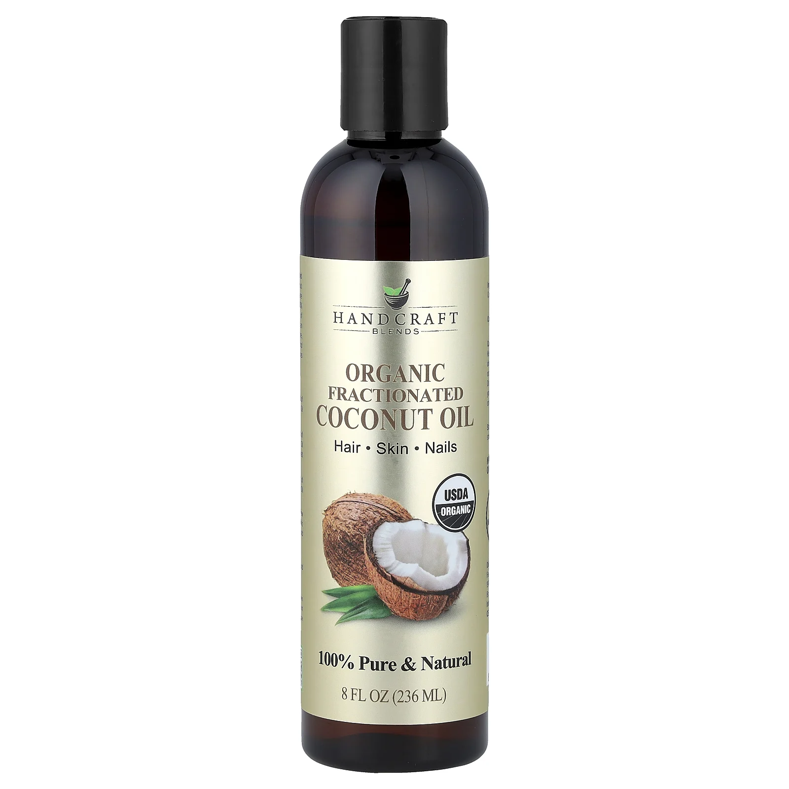 Organic Fractionated Coconut Carrier Oil