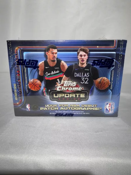 2025-26 Topps Chrome Update Series Basketball Blaster Box