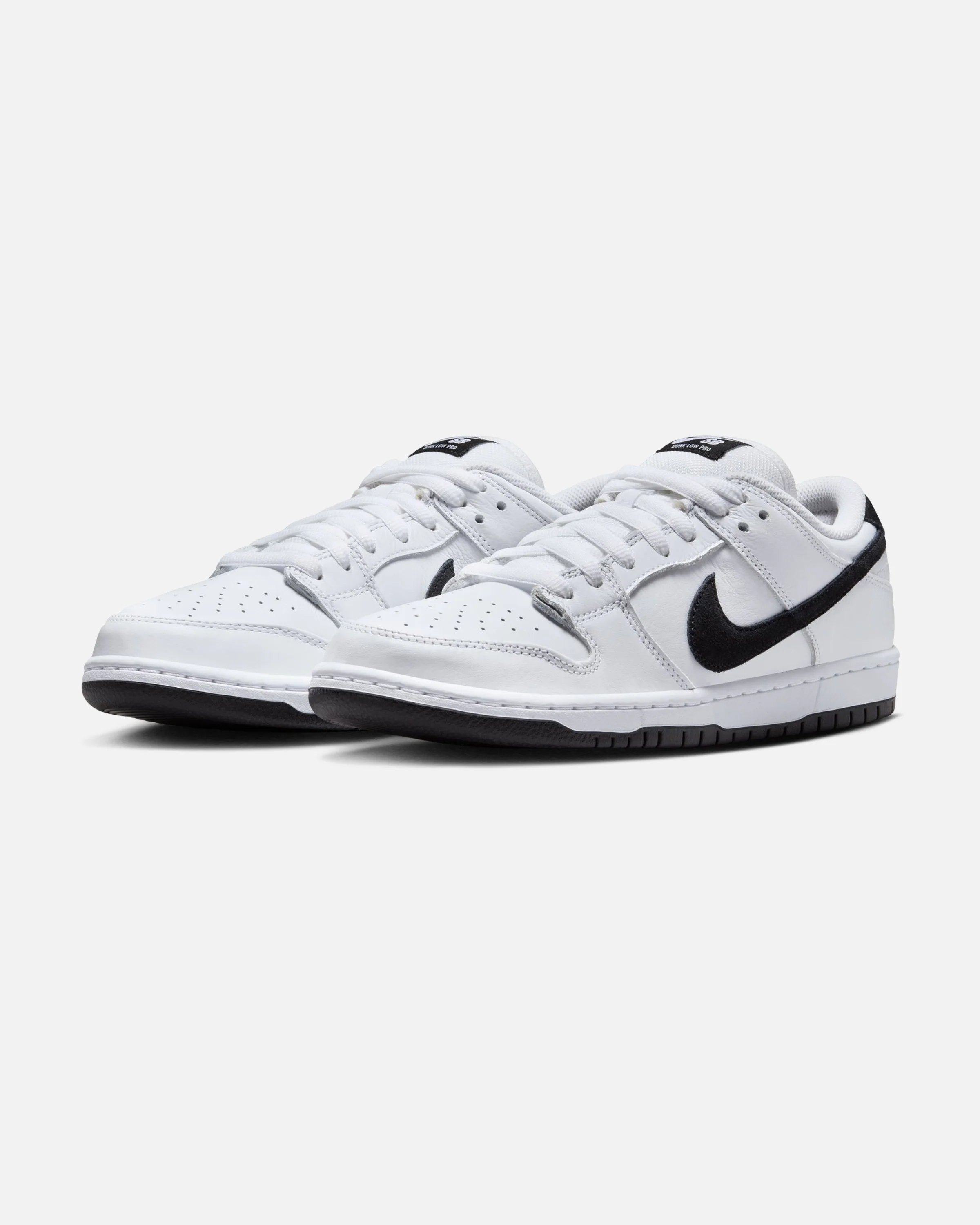 Nike SB Dunk Low Pro White - Black - Black