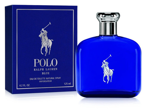 Ralph Lauren Polo Blue Eau de Toilette Spray for Men, 4.2 fl oz
