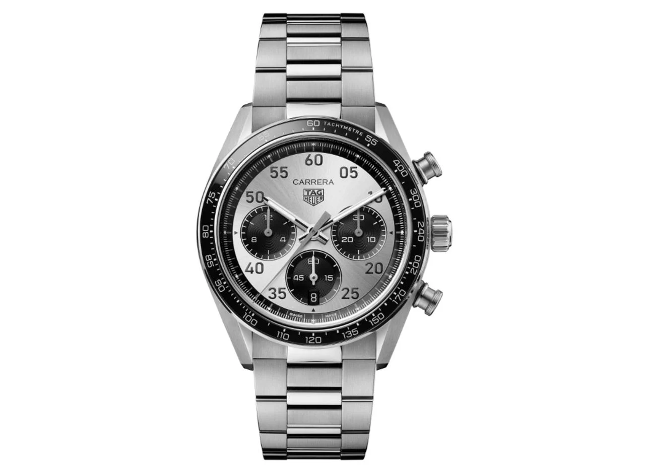 TAG Heuer Carrera Chronograph Sport Sunray Brushed Silver