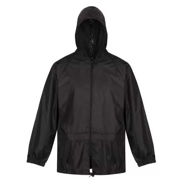 Regatta Stormbreak black men's Hydrafort waterproof rain jacket #TRW408