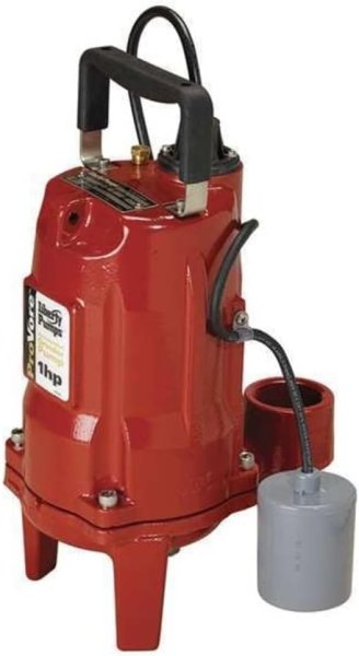 Grinder Pump, 10 ft, Single, 115V AC