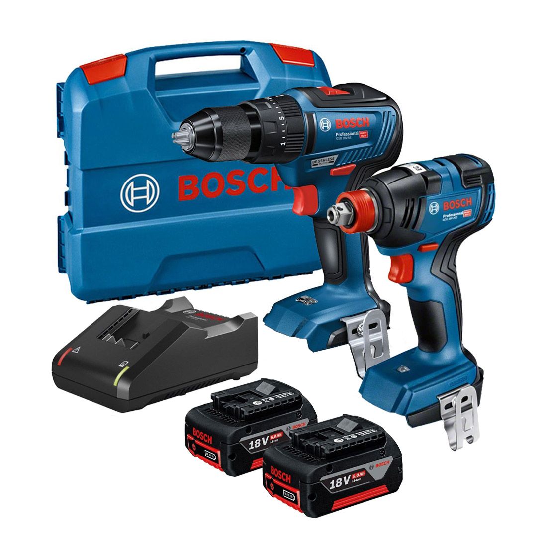 Bosch Professional Twin Pack 18V 2 x 5.0Ah Li-ion