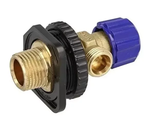 Geberit Hoekstopkraan met knop Sigma 12cm en Kappa toepasbaar UP200 UP 300 UP320 240.269.00.1