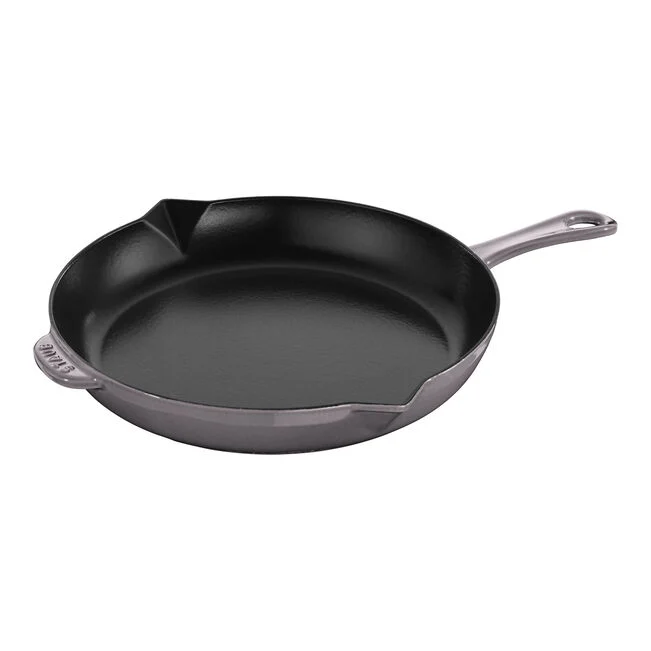 Staub Cast Iron Skillet, 12" in Black