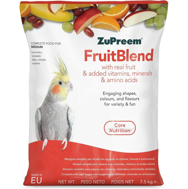 ZuPreem Fruitblend Medium Birds - Vogelvoer - 7,5 kg