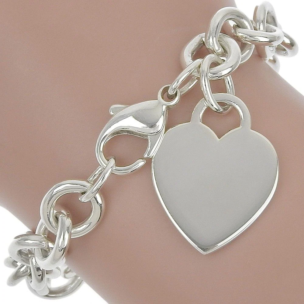 Return to Tiffany®: Heart Tag Bracelet in Silver