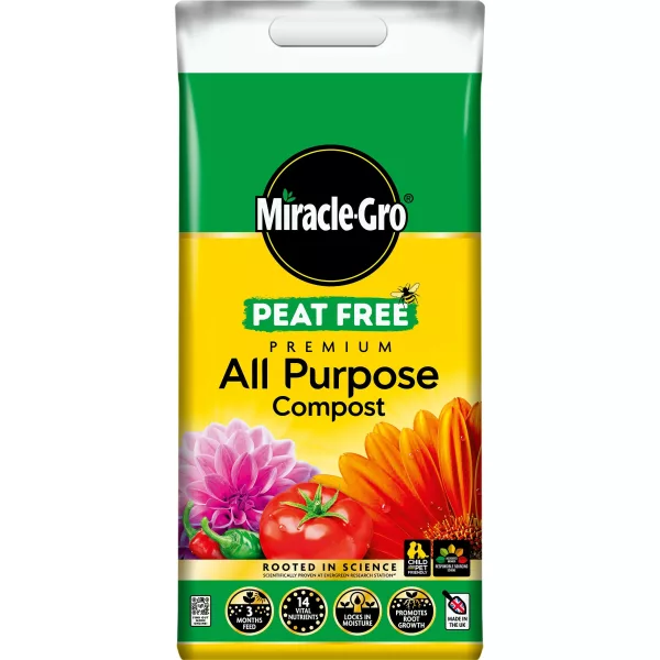 Miracle-Gro® Peat Free Premium All Purpose Compost 10 litres