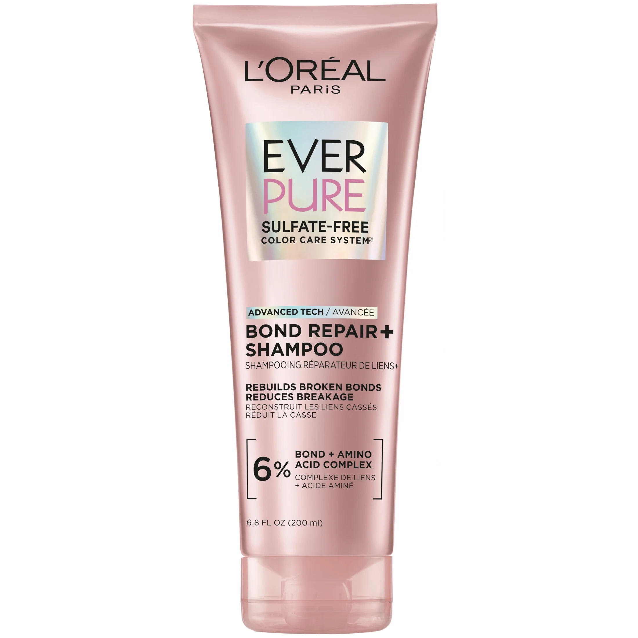 L'Oreal Paris Everpure Sulfate Free Bond Repair+ Shampoo With Amino Acid Complex 6.8 fl. oz.(200ml)