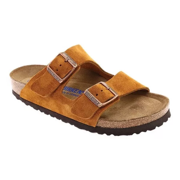 Birkenstock Arizona Soft Footbed Suede in Mink 1009526