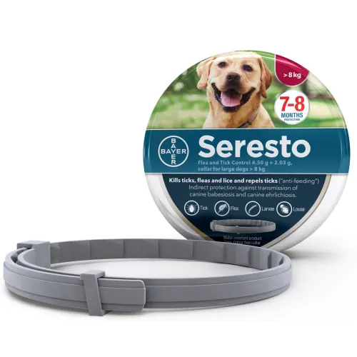 Seresto Flea and Tick Control Collars For Cats, Small Dogs, & Large Dogs