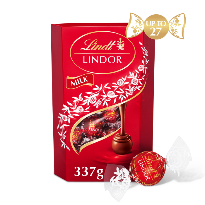 Lindt Lindor Milk Chocolate Truffles Box 337g
