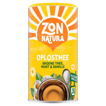 Zonnatura Groene oplosthee pepermunt/kamille 200 gram
