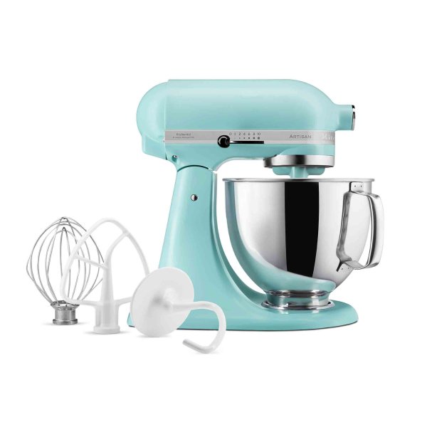 KitchenAid 5KSM125BMI Artisan 4.8L Stand Mixer - Light Blue