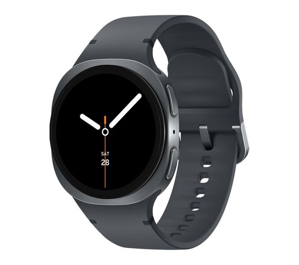 Samsung Galaxy Watch8, AI Smart Watch, Sport Band, Cushion Design, 3nm Processor, Health & Sleep Coach, Fitness Tracker, 40mm, Bluetooth, Graphite, 3 Year Extended Warranty (UK Version)
