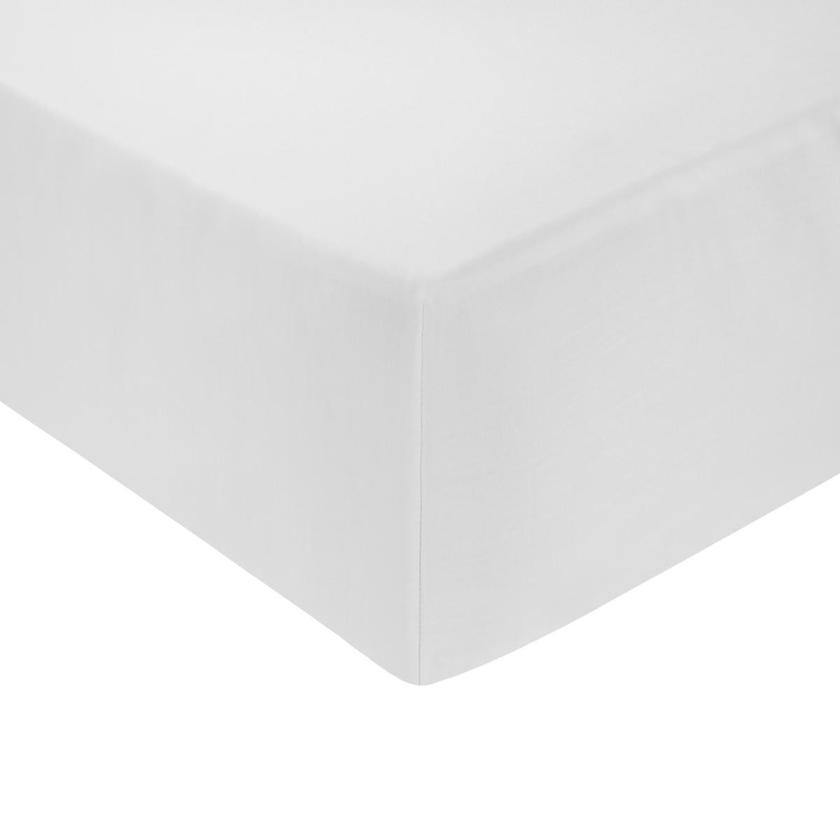 100% Cotton Fitted Sheets - White