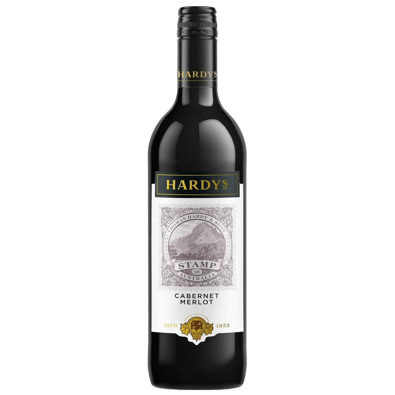 Hardys Stamp Cabernet Merlot Red Wine, 75cl (Pack of 6)