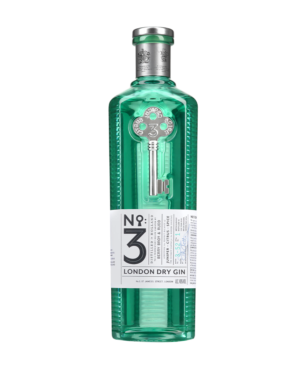No 3 London Dry Gin 750ml